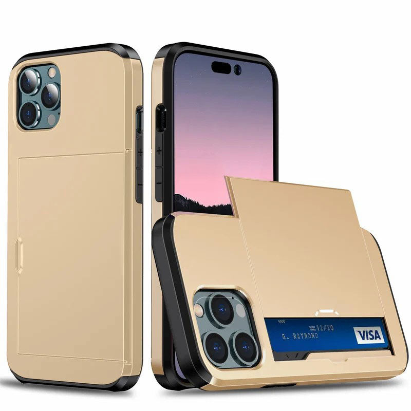 Mobile phone case with card slot