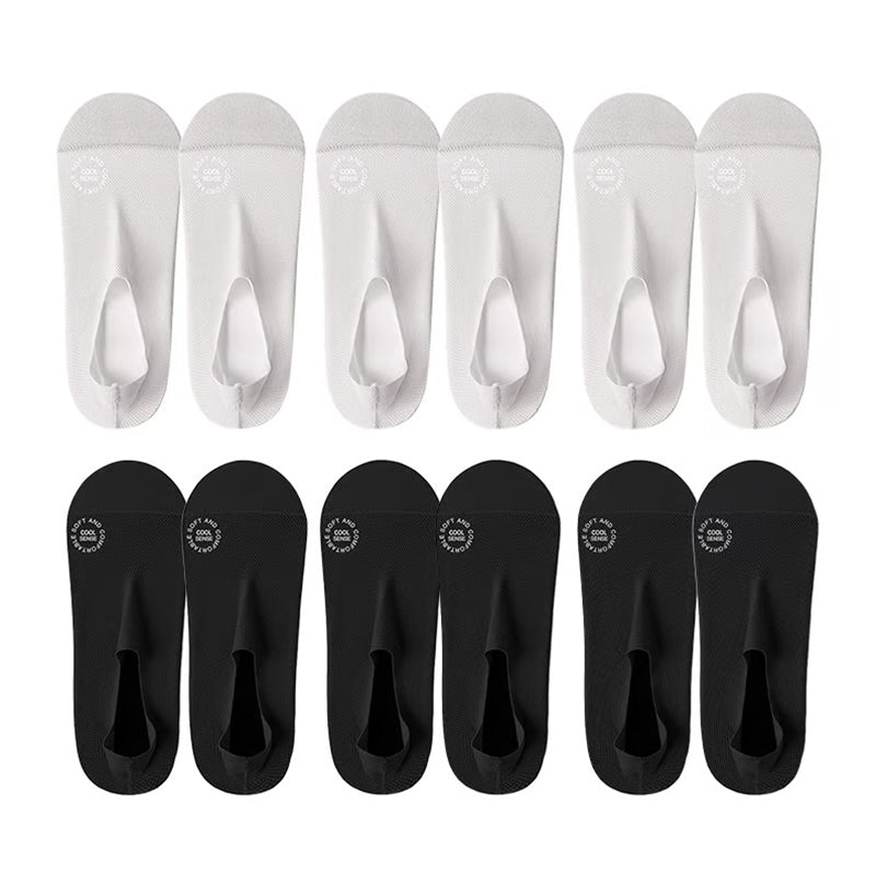 Ultra-thin lining non-slip invisible socks