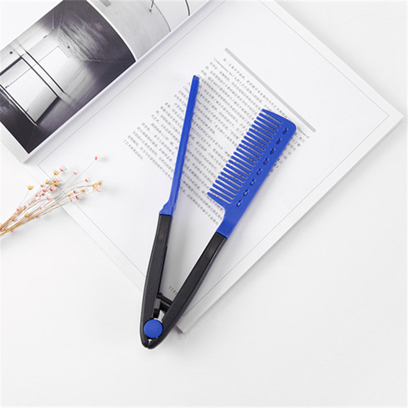 Hair straightening comb