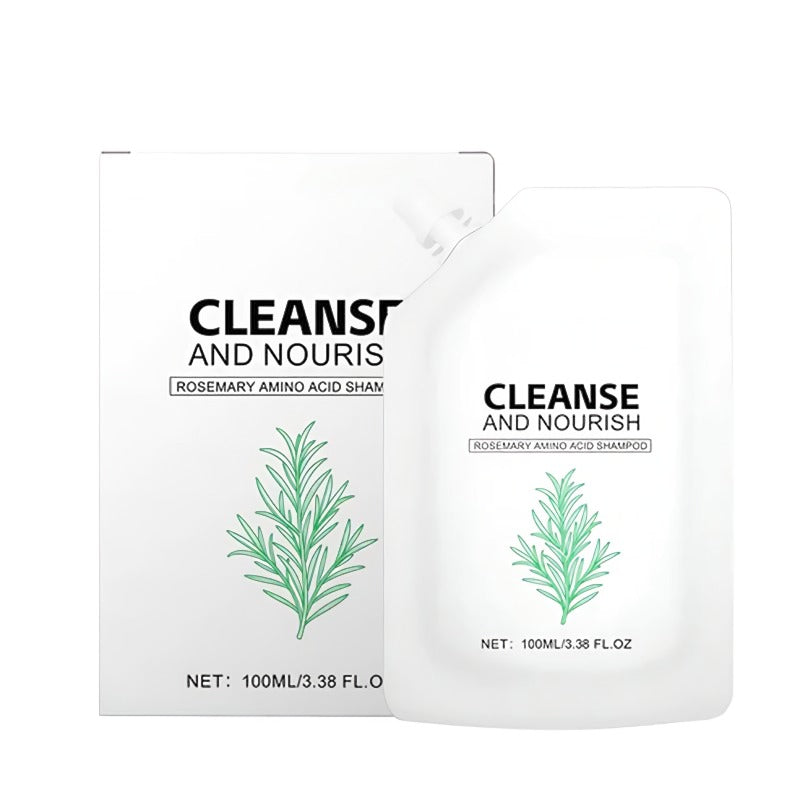 Rosemary Smooth & Shine Shampoo - Sulfate-Free Formula for All Hair Types