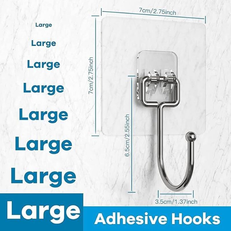 Heavy Duty Adhesive Wall Hook