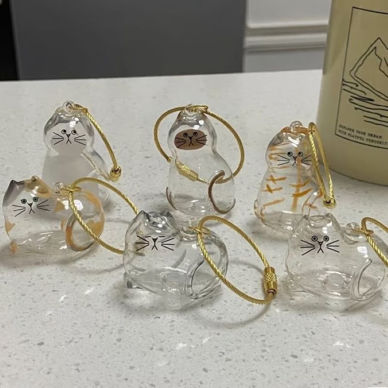 😽Cute cat fur souvenir pendant🎁