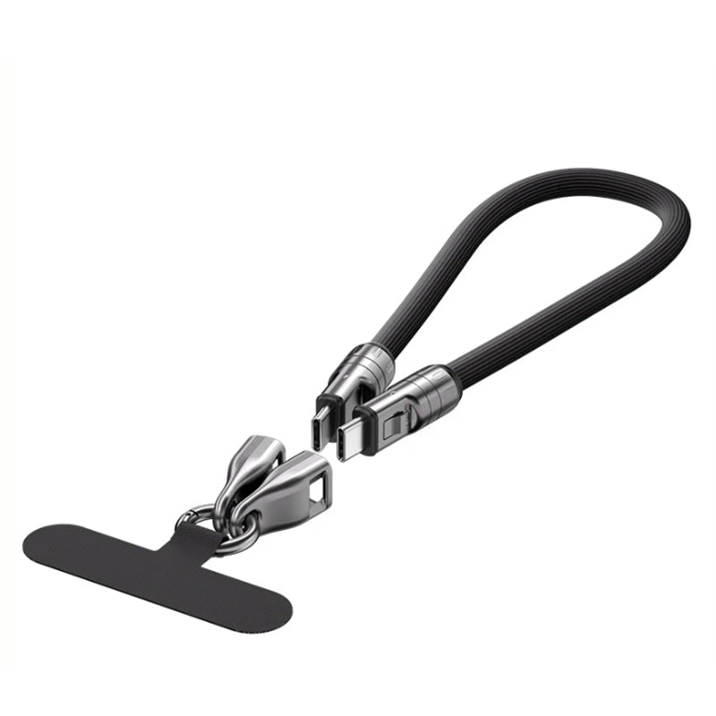 🔥Two-in-one fast charging data cable mobile phone lanyard
