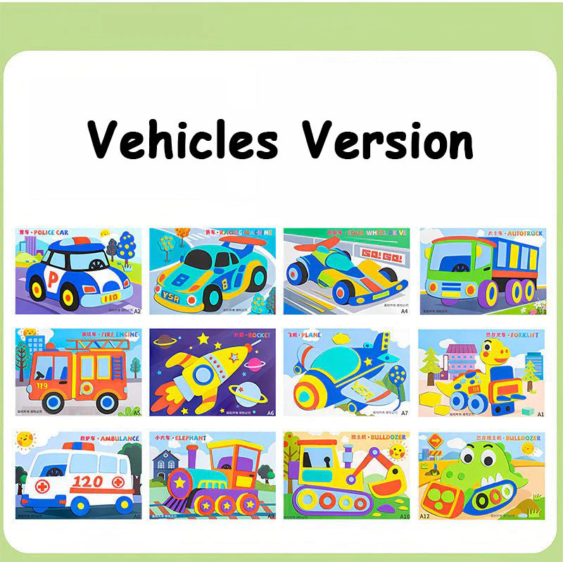 Children's DIY 3D EVA Sticker Toys