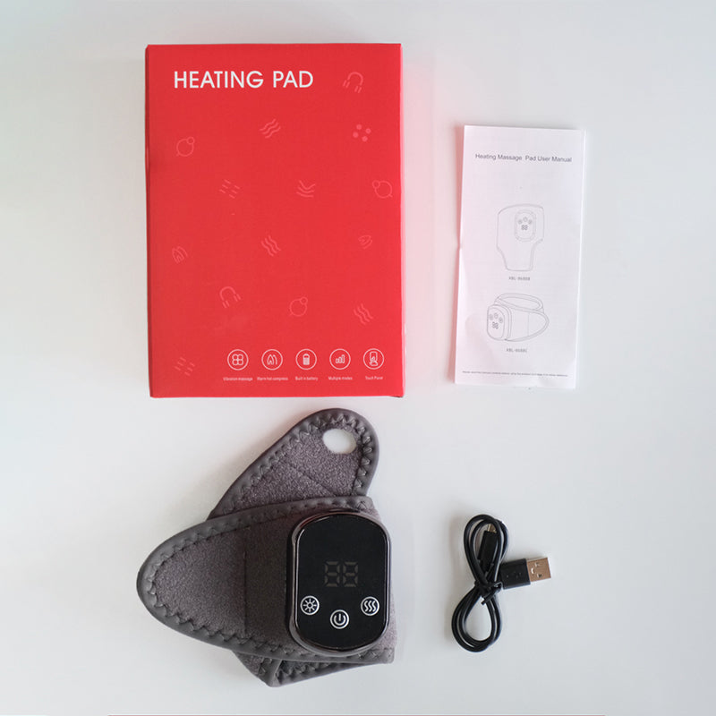 Heated joint massager