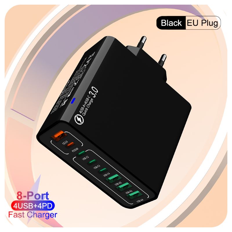 🔥🔥8 in 1 waterproof port USB fast charger