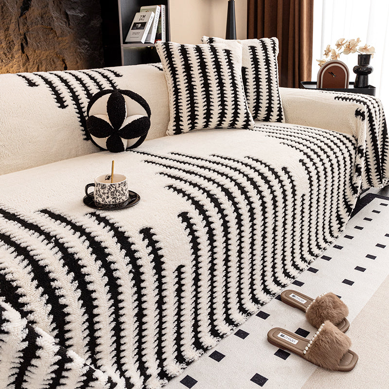 Soft, non-slip plush sofa cover β for maximum comfort ππ