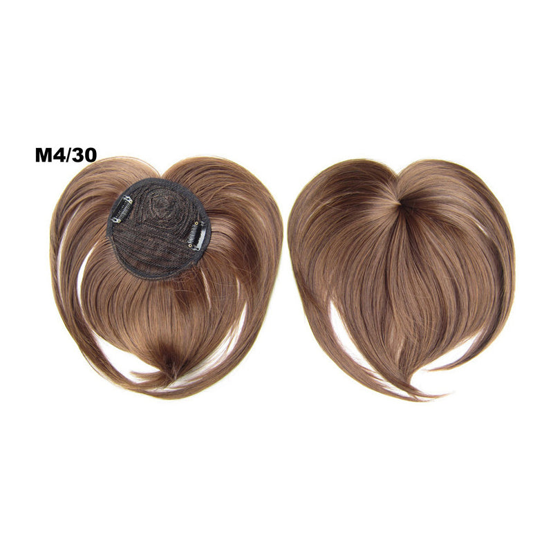 Heart-shaped bangs wig