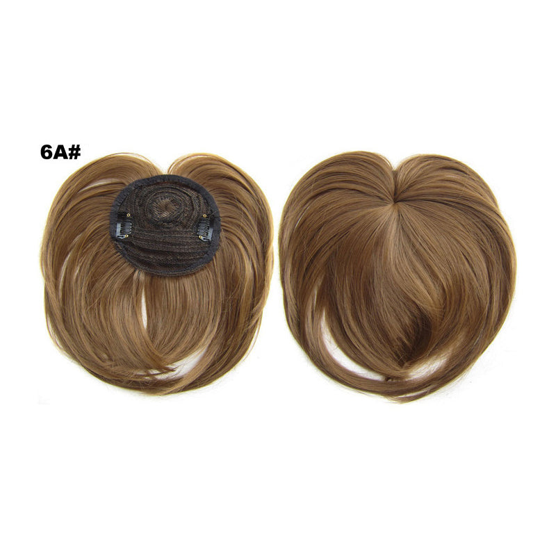 Heart-shaped bangs wig