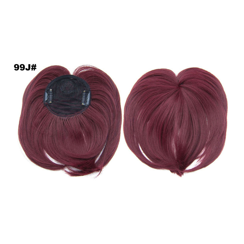 Heart-shaped bangs wig