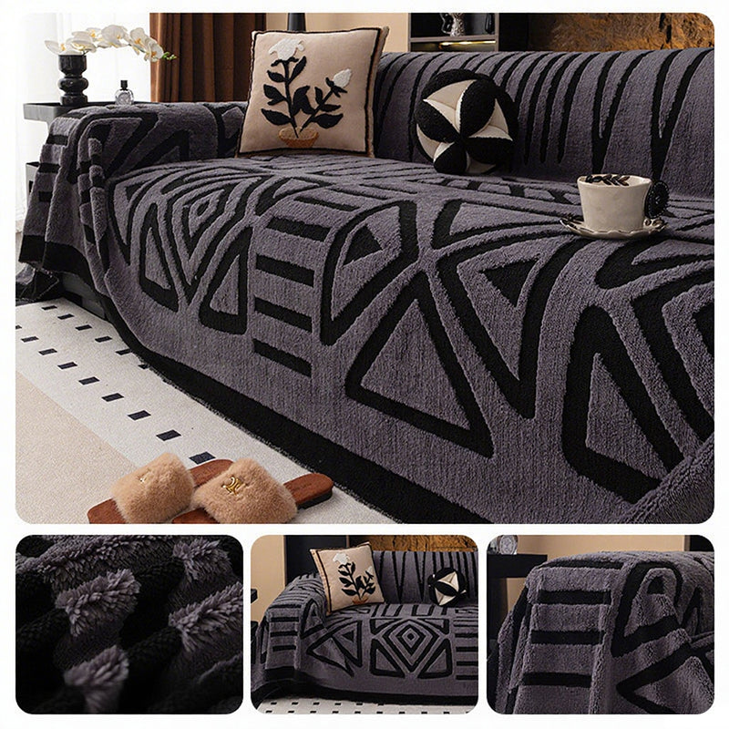 Soft, non-slip plush sofa cover β for maximum comfort ππ