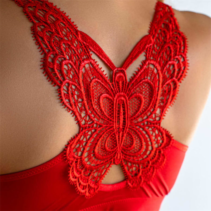Butterfly non-wired bra
