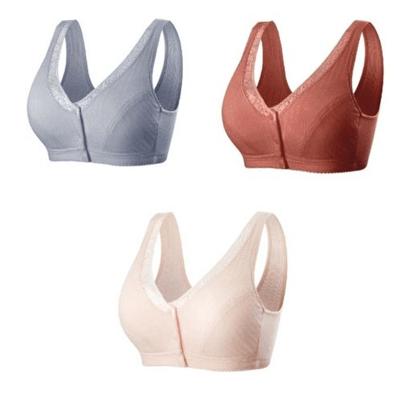 Plus Size Comfortable Cotton Bra