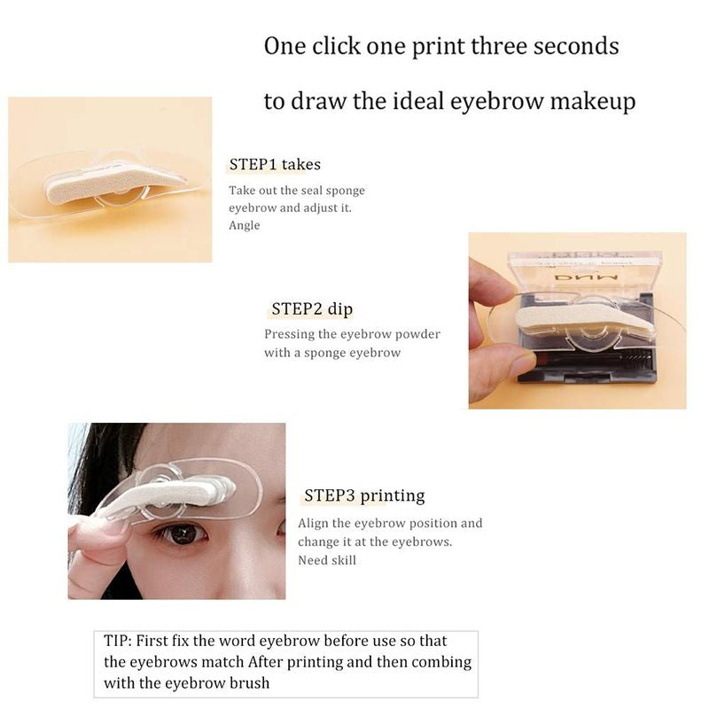 ADJUSTABLE NATURAL EYEBROW STAMP