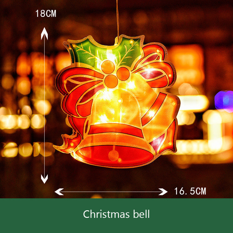 Christmas window hanging light
