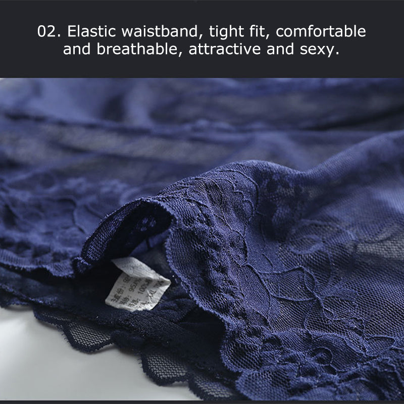 Slim high-waisted sexy lace panties for woman (1PC/3 PCS)