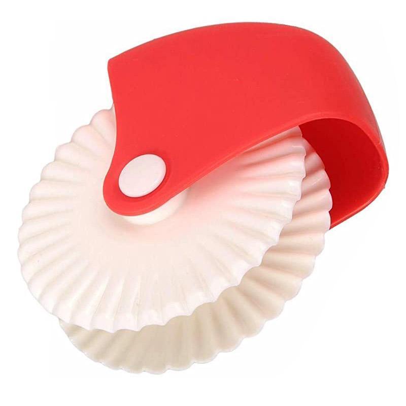 Dough wheel roller and decorative piston