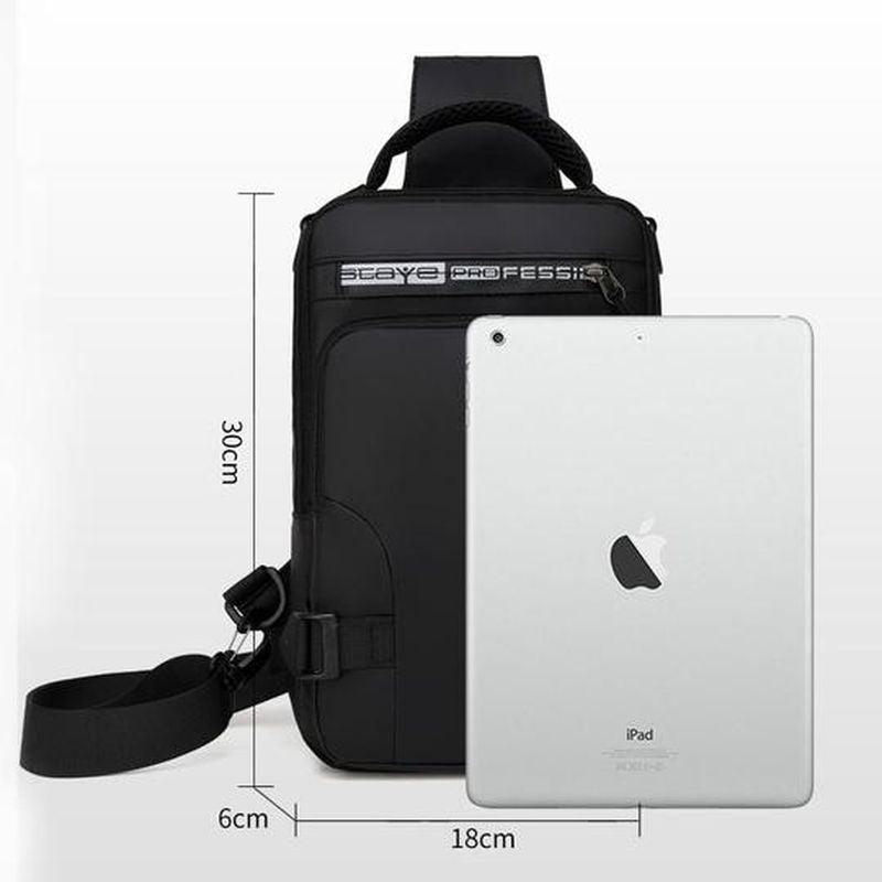 Shoulder bag with USB charger