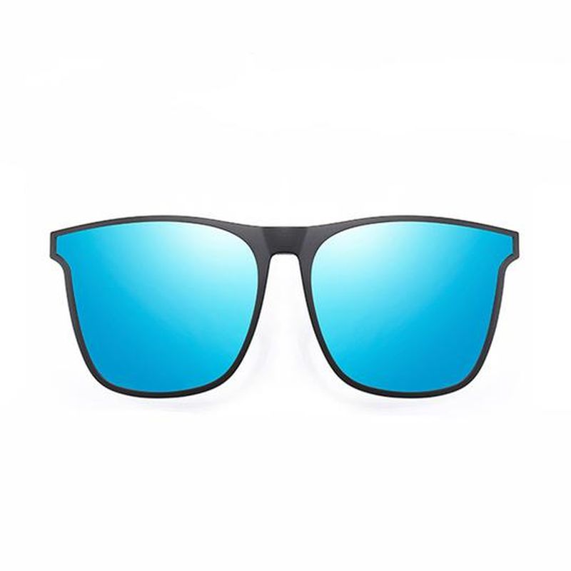 Polarized Clip-on Flip Up Metal Clip Sunglasses for Prescription Glasses