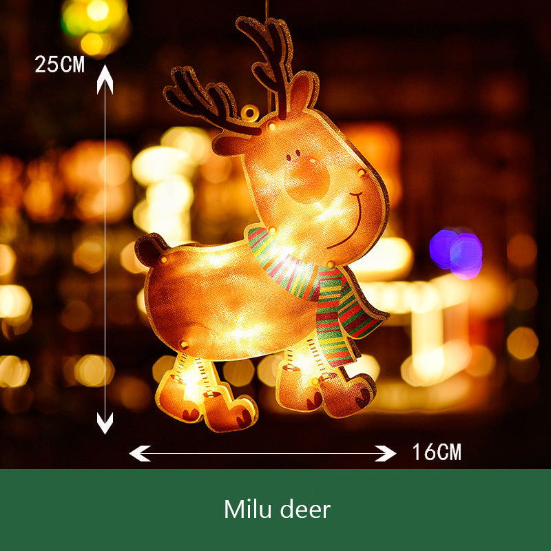 Christmas window hanging light