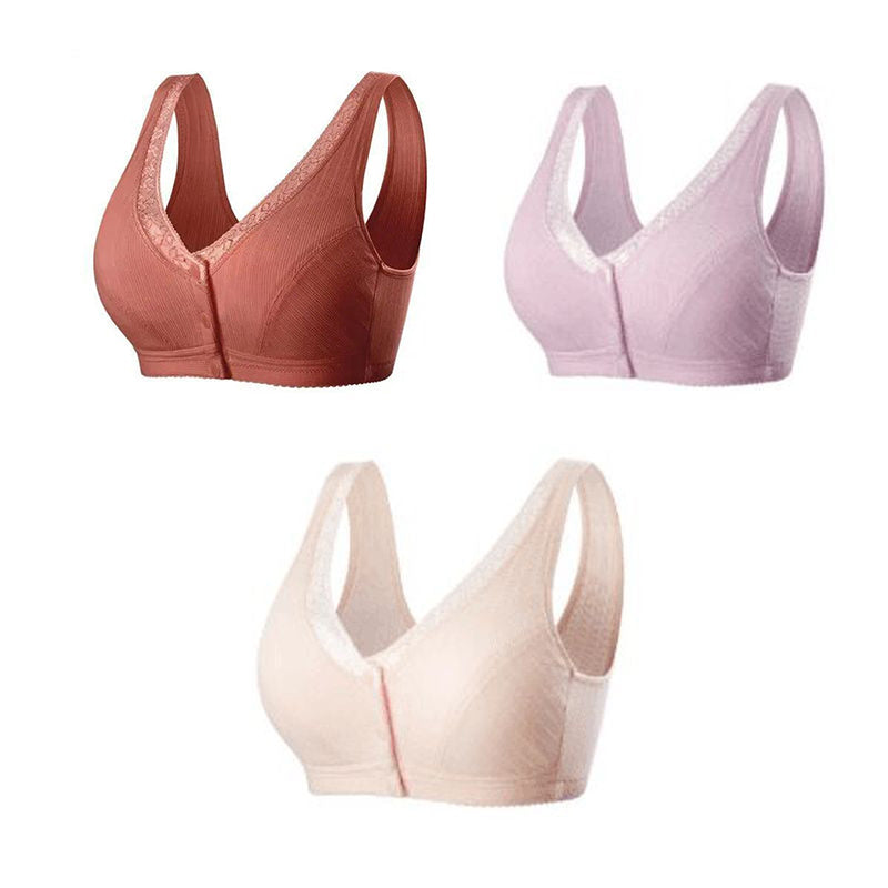 Plus Size Comfortable Cotton Bra