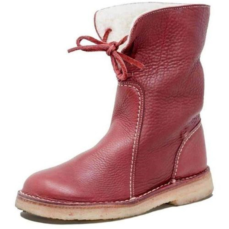 Boots with waterproof fleece lining