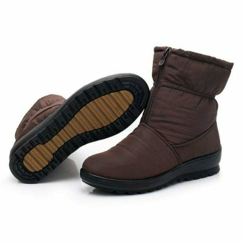 Women's snow ankle boots - winter warm