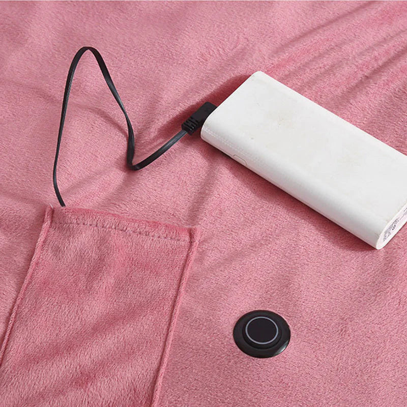 USB heated blanket