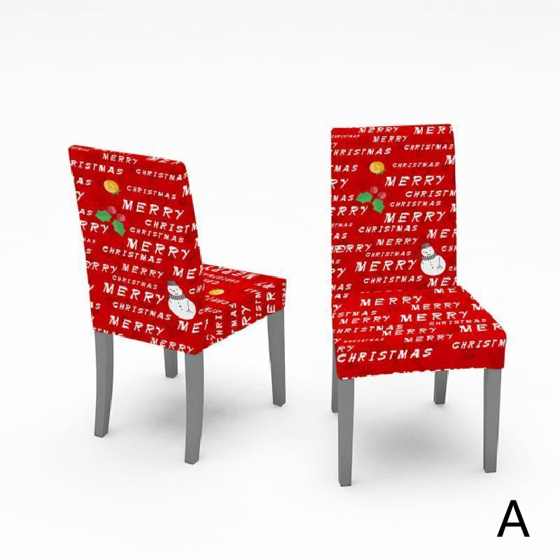 CHRISTMAS DECORATION FOR CHAIR COVER AND TABLECLOTH