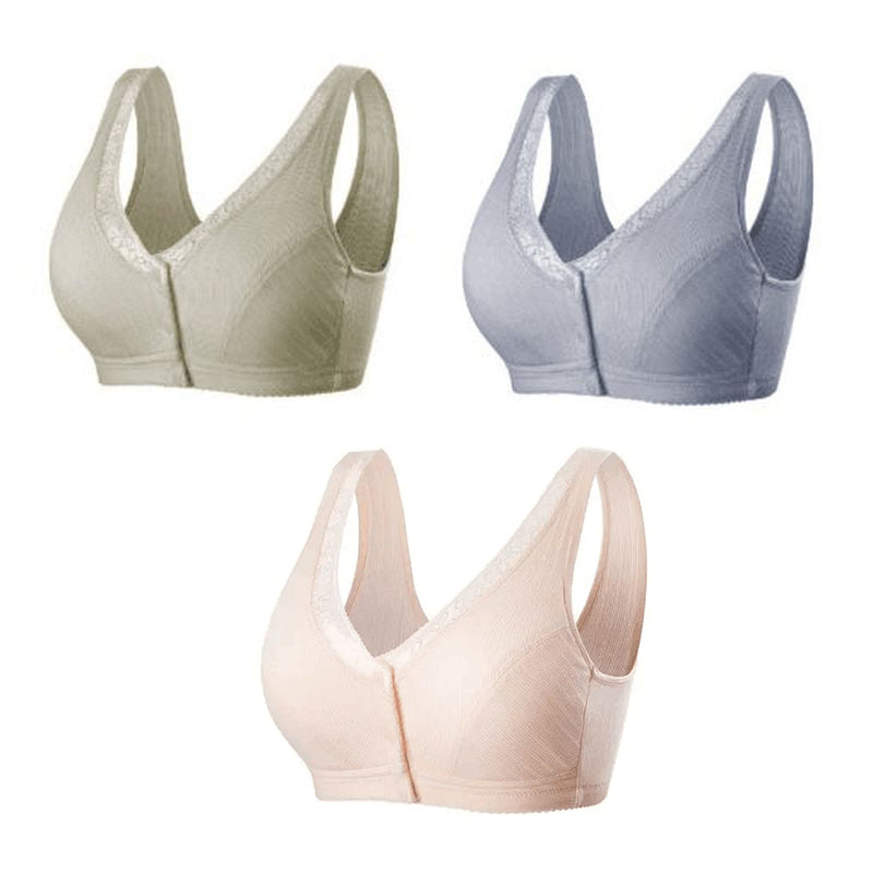 Plus Size Comfortable Cotton Bra