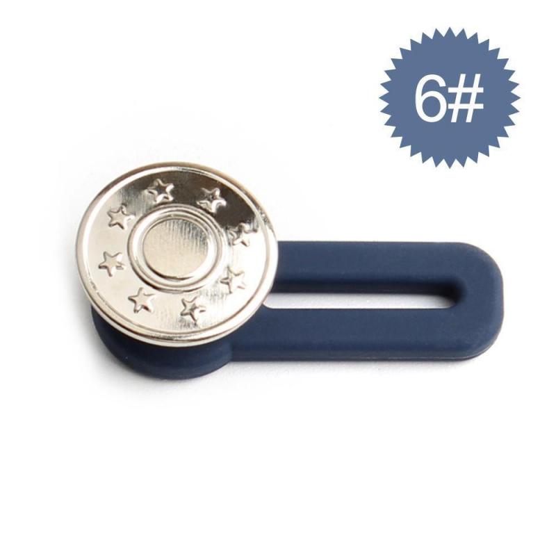 Jeans Retractable Buttons Extension Buckle (5PCS)