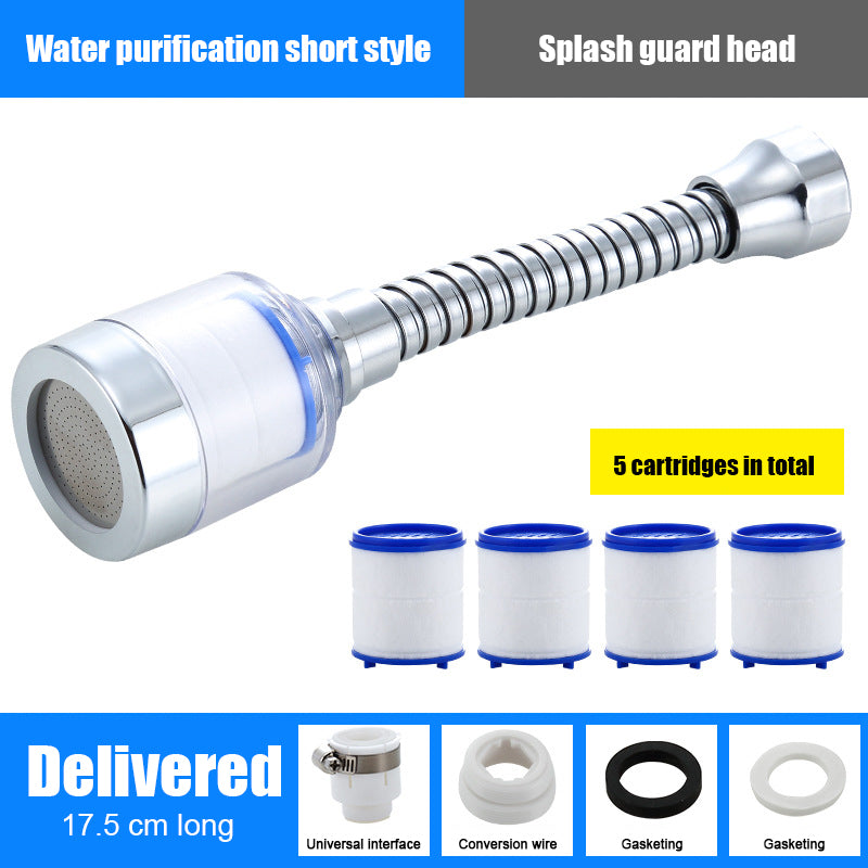 360° Faucet extension filters