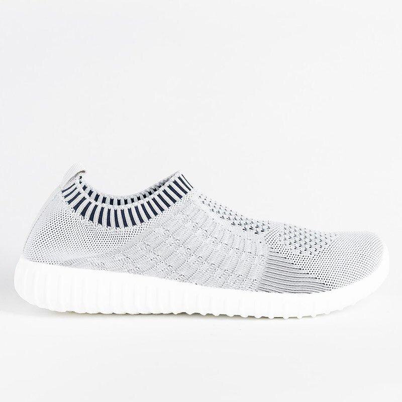 Women's Comfy Color Block Slip-on Shoes Knit Sneakers