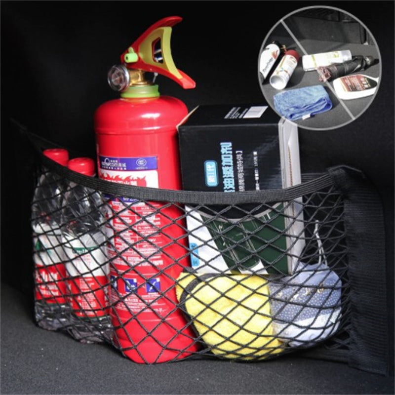 Car Trunk Seat Elastic Net Pocket