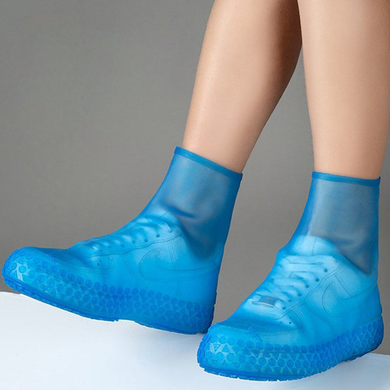 Rainy day non-slip mid-tube shoe cover