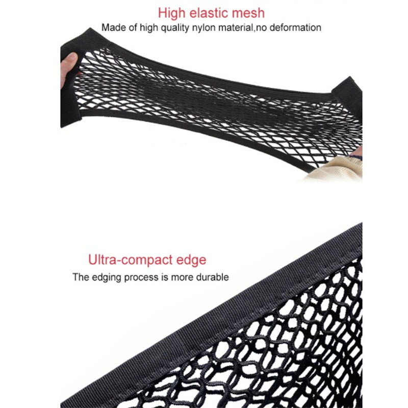 Car Trunk Seat Elastic Net Pocket