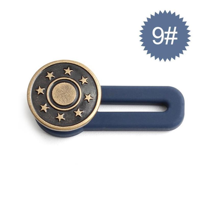 Jeans Retractable Buttons Extension Buckle (5PCS)