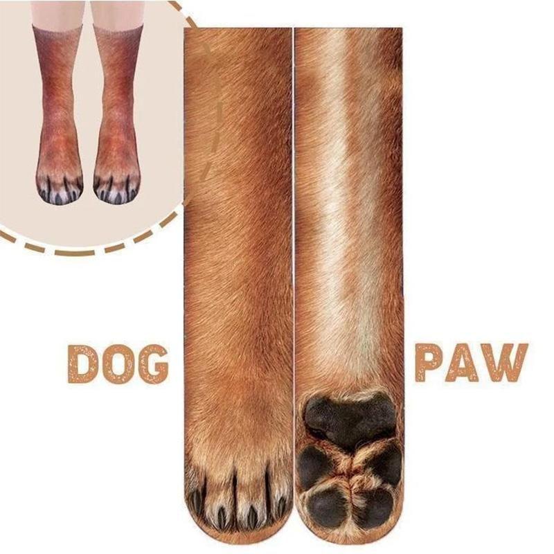 Flurry 3D Animal Paw Socks
