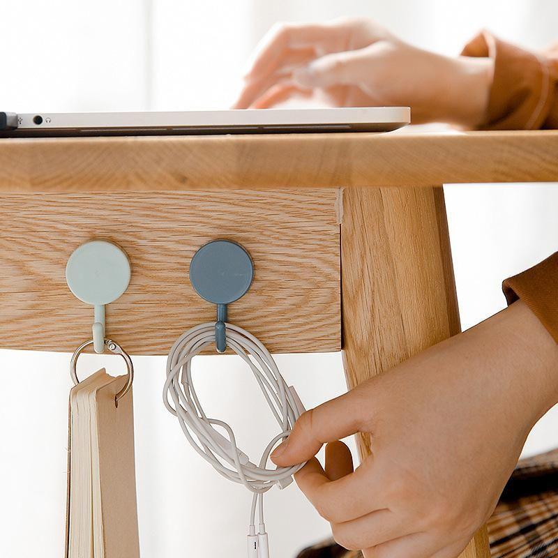 Colored adhesive hooks