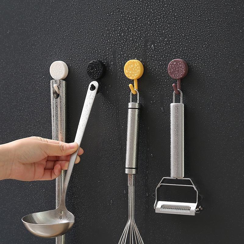 Colored adhesive hooks