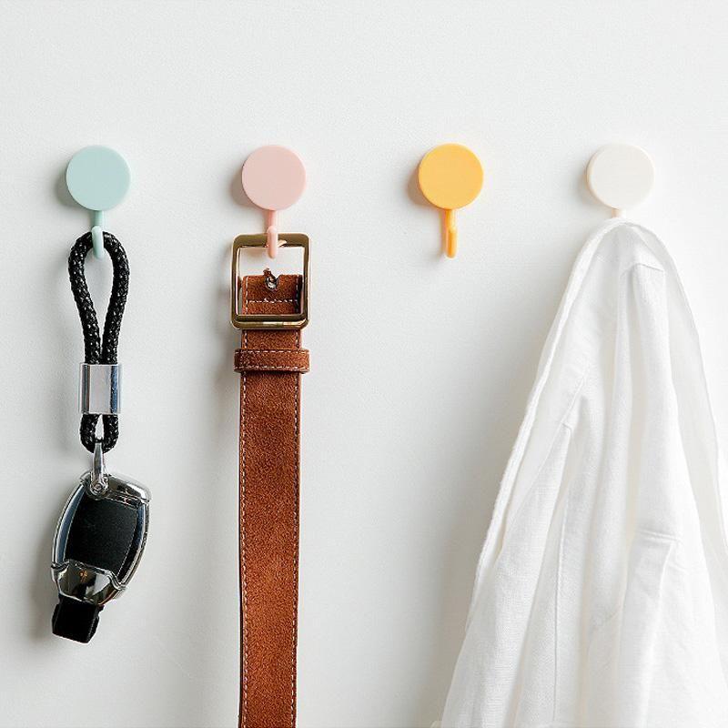 Colored adhesive hooks