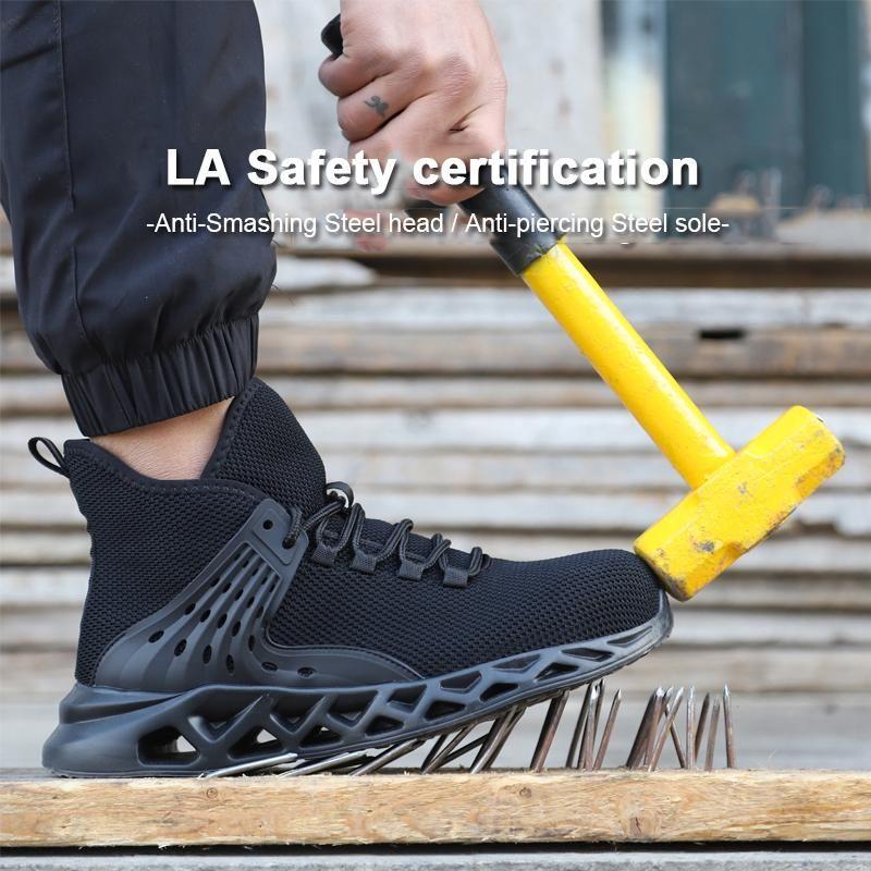 Rubber Sole Safety Shoes