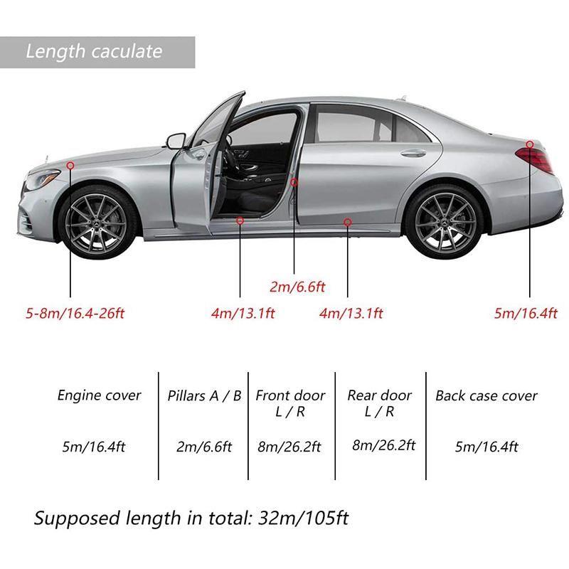 Car Door Edge Protectors Sealing Strips