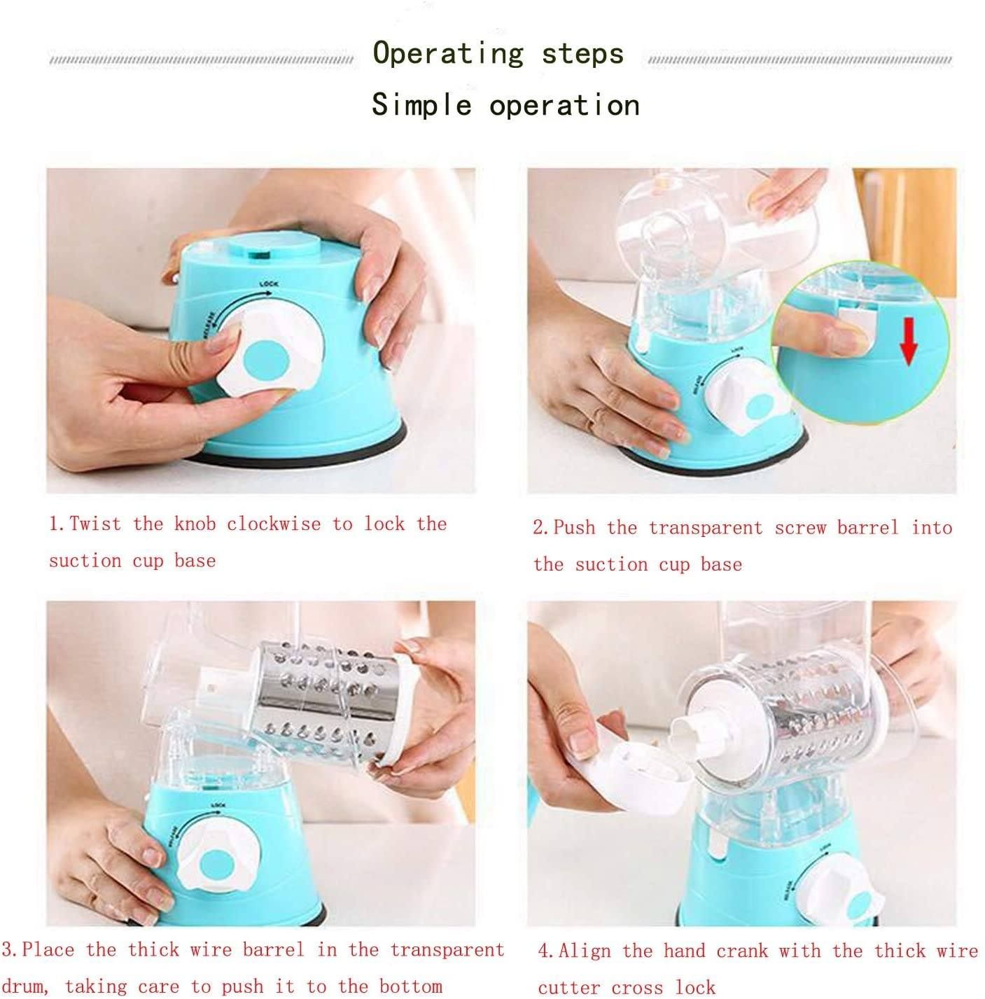 Vegetable Mandoline Slicer, Vegetable Fruit Cutter Cheese Shredder