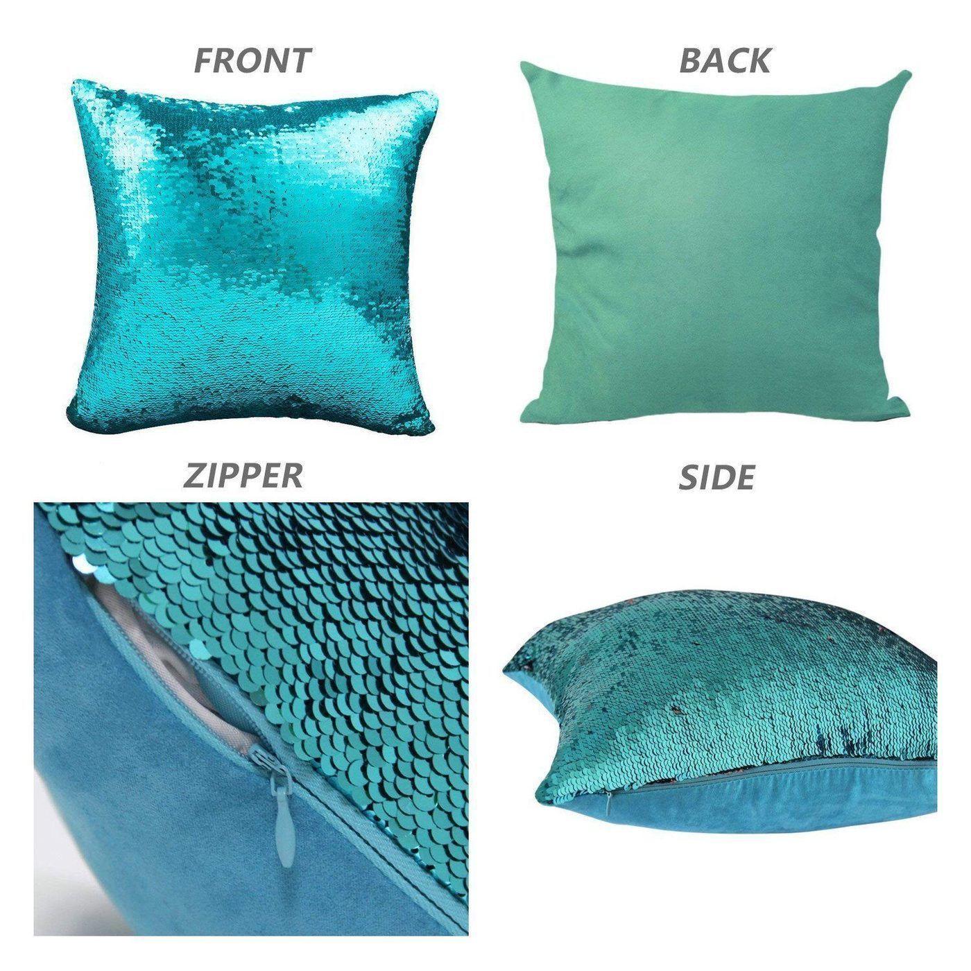 Amazing Reversible Sequin Pillow, insert included