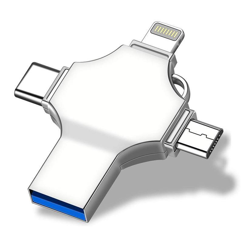 4 in 1 Micro Flash Drive Portable USB Storage