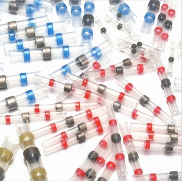 Waterproof solder wire connectors