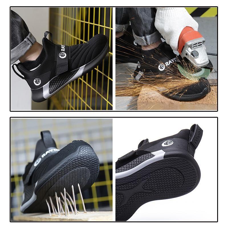 Lightweight Slip-Resistant Safety Shoes with Steel