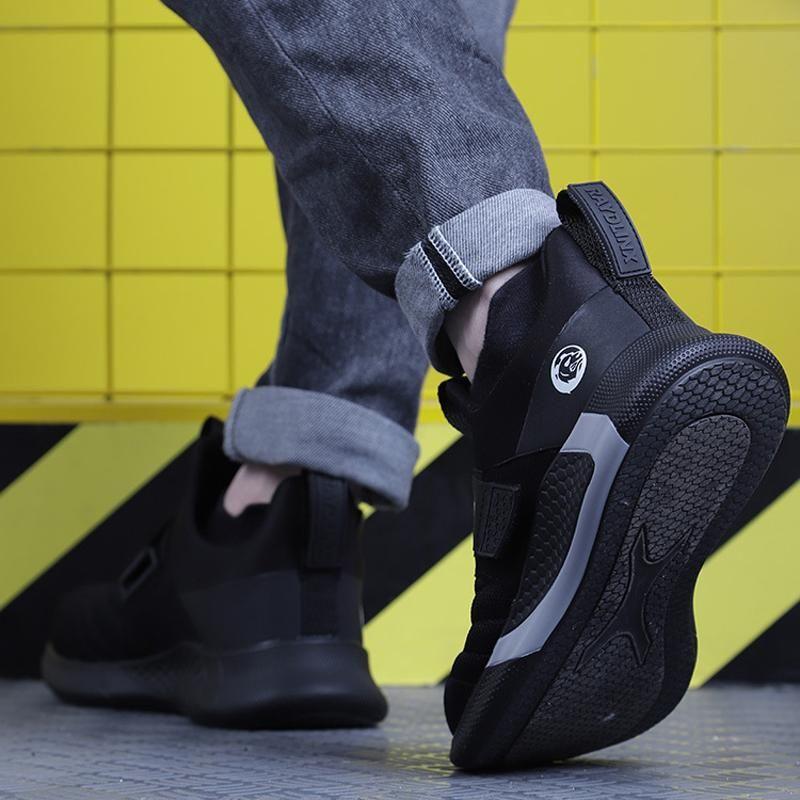 Lightweight Slip-Resistant Safety Shoes with Steel