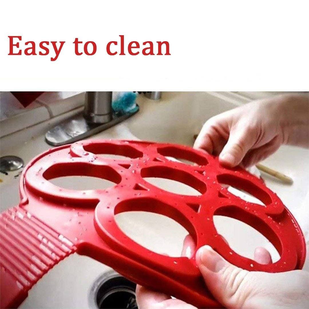 Reusable silicone non stick pancake maker
